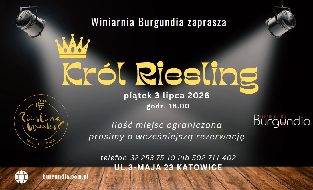 Riesling Weeks w Burgundii – kolejna degustacja już wkrótce
